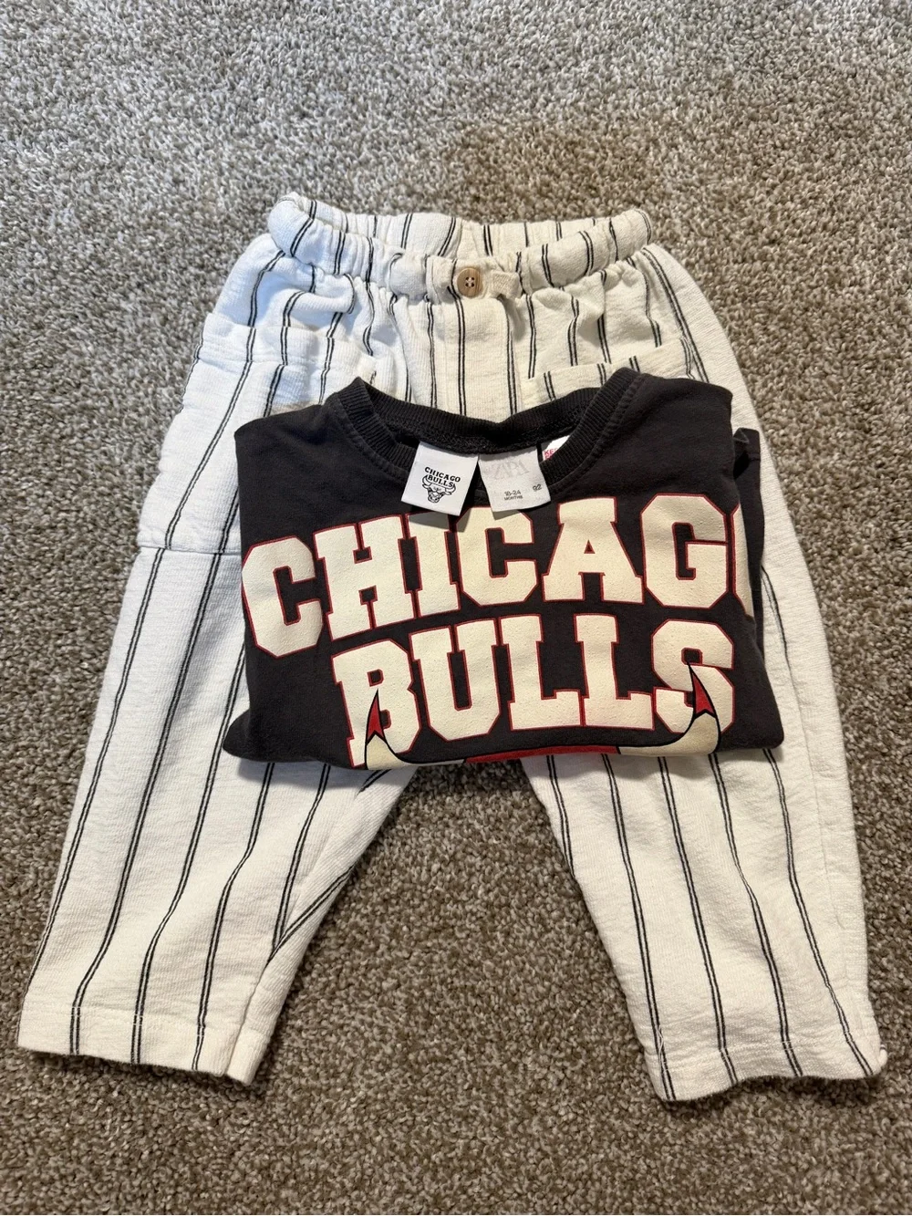 Zara Chicago Bulls Baby/Toddler Clothes/Outfit 18-24 Months